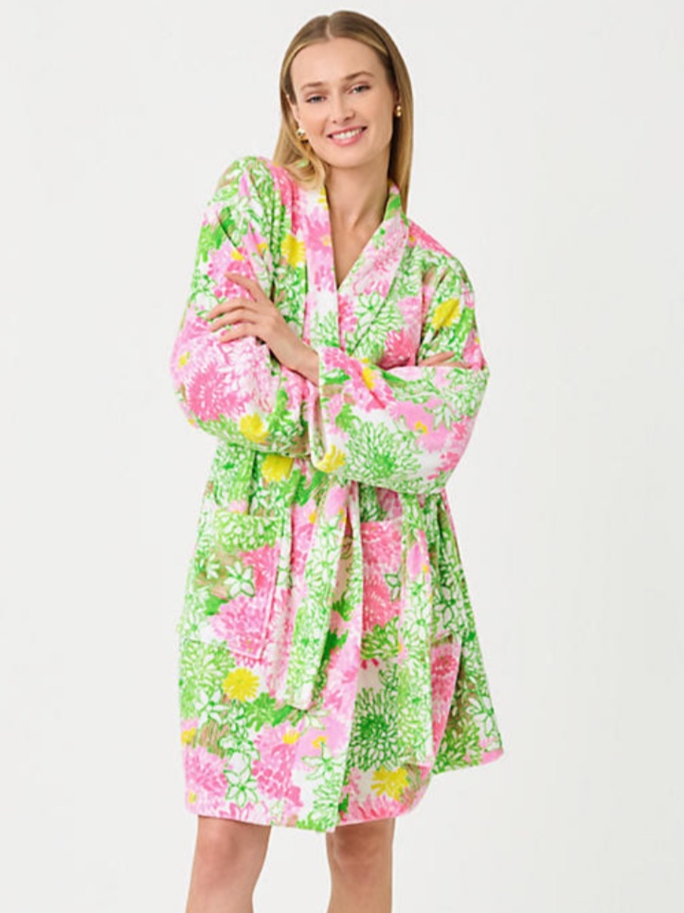 NWT Lilly Pulitzer terry robe mum’s the word